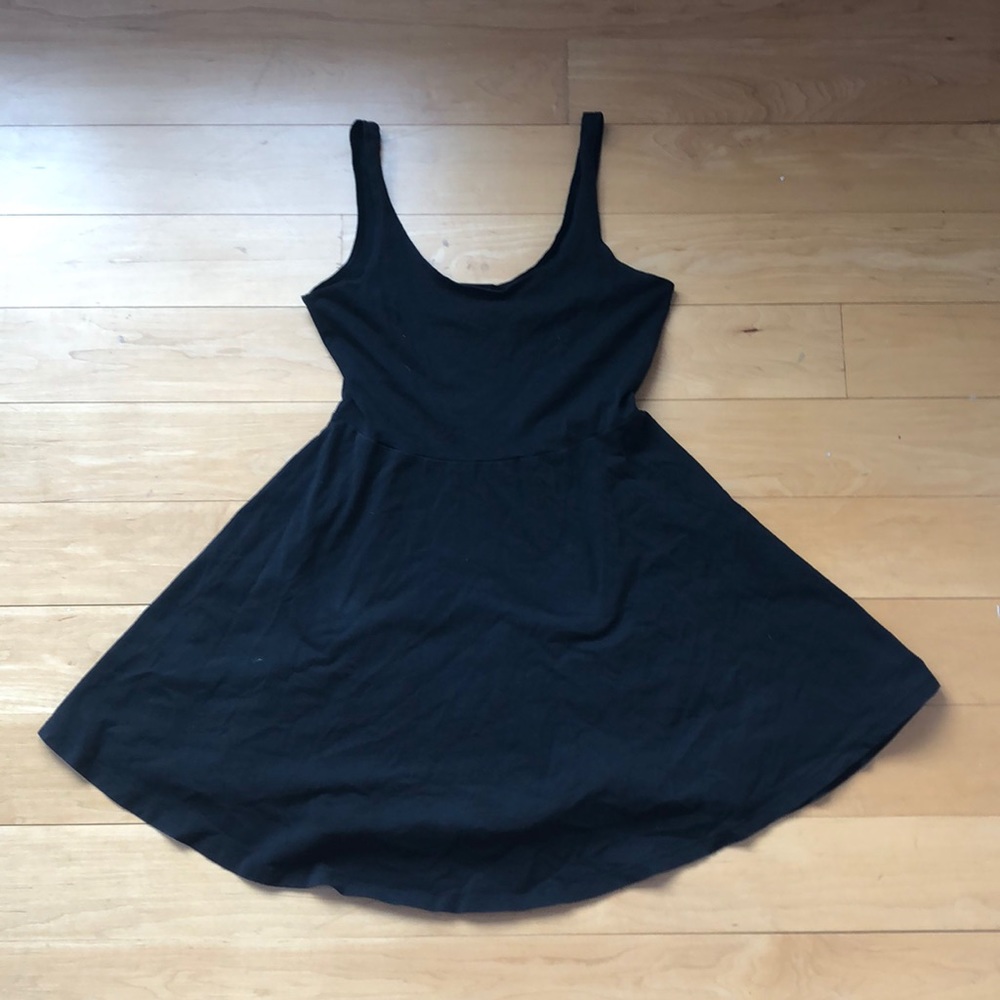 Black mini dress